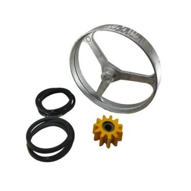 Imagem de Kit Pinhão Polia e Correia da Betoneira 400L CSM Original