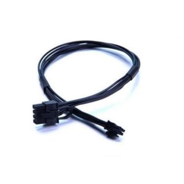 Imagem de LeFix Mini cabo de alimentação para placa de vídeo Pci-e de 6 pinos para 8 pinos 18 AWG compatível com Mac Pro/g5