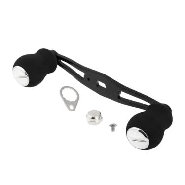 Imagem de LT Easiyl 1 cabo de molinete de pesca com alça de EVA compatível com molinete Abu Garcia Daiwa Baitcasting, instalação do lado esquerdo ou direito, carretel de pesca Baitcast, alça basculante