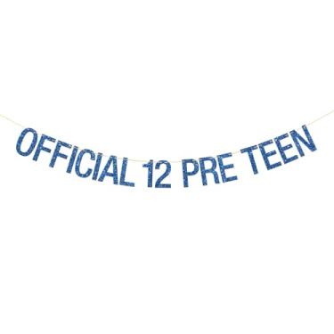Imagem de RoadSea Banner oficial 12 pré-adolescentes - Artigos para festa de aniversário de 12 anos - Ideia e presente de aniversário de 12 anos para meninos - Decorações de festa de feliz aniversário de 12