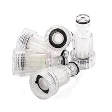 Imagem de Filtro de água para Lavadora Limpa de Carro, 5 Peças de Filtro de água para Lavadora de Alta Pressão de 3/4 pol. de Diâmetro Destacável Ferramenta de Conexão de Lavadora Fácil de