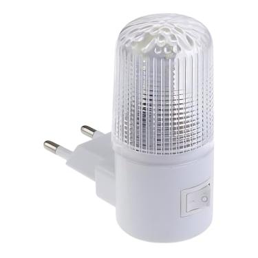 Imagem de SYMEON Mini Abajur Luminária Lampada Luz Led Branca Noturna de Tomada Bivolt