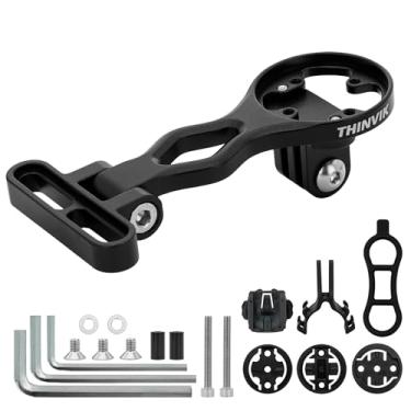 Imagem de Thinvik Suporte externo estendido para computador e bicicleta para Garmin Wahoo Bryton Series, combo de ângulo ajustável