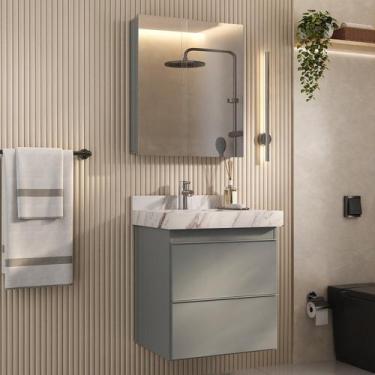 Imagem de Espelheira para Banheiro Plus Size 60cm - Bumi