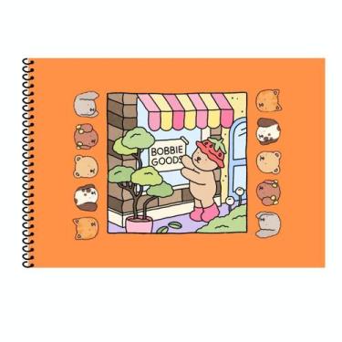 Imagem de Livro para Colorir Bobbie Goods Flexível 50 Folhas Amarelo - DTUDO PRE