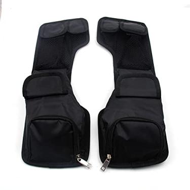 Imagem de Mala de viagem de motocicleta preta para alforjes rígidos para motocicletas organizador de tampa preta para turismo 1993-2013 capa superior de motocicleta (B)