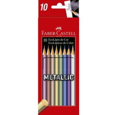 Imagem de Lápis De Cor Metallic Faber Castell 10 Cores 