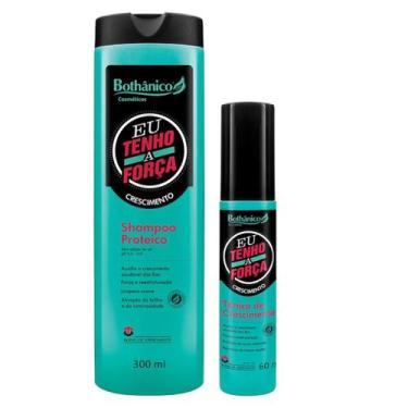 Imagem de Kit Eu Tenho A Força Shampoo 300ml + Tônico 60ml Bothanico - Bothânico