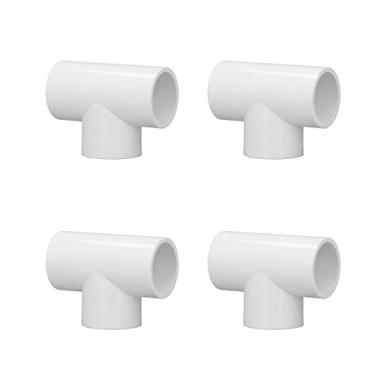 Imagem de Acessórios para Tubos Em T de PVC Adaptador de Juntas de Plástico de Diâmetro Igual Abastecimento de água Melhoria Casa para Irrigação (25mm)