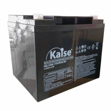 Imagem de Bateria Estacionária VRLA 12V 40Ah Kaise KBL12400 Segurança Nobreak Alarme Cerca Luz