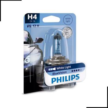 Imagem de Lâmpada Philips BlueVision H4 p/ YAMAHA XT 660 2005 2013