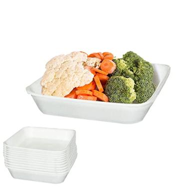 Imagem de Bandeja Isopor 15cm x 15cm x 1,8cm Copobras CRL1 com 100 Unidades