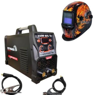 Imagem de KIT ESPECIAL MAQUINA DE SOLDA INVERSORA 250 Maxx - Saints + MASCARA AU