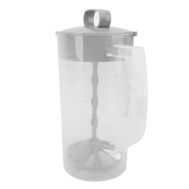 Imagem de Mistura para Bebidas, Jarro de Leite Materno de 2000 Ml, Jarra de água Com Tampa, Recipiente de Suco de Mistura Fácil, Lâminas de Plástico Angulares e Misturador Ajustável para