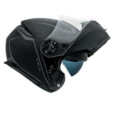 Imagem de Capacete Articulado Robocop Peels Tr1 Nkd Preto Fosco Moto (58)
