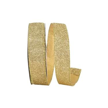Imagem de Reliant Ribbon Fita de borda com fio de valor metálico com glitter, ouro
