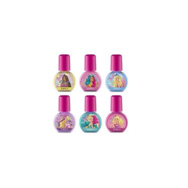 Imagem de Esmalte Infantil Impala Coleção Barbie - Kit C/6 Cores