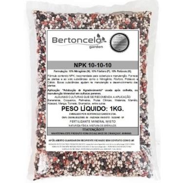 Imagem de Adubo Fertilizante Npk 10x10x10 Para Plantas E Flores  1kg - Bertoncel