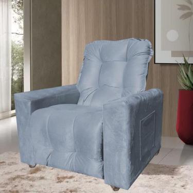 Imagem de Poltrona Extensão De Cílios Reclinável Fiesta - Silverio Decor, Grafit