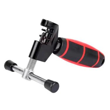Imagem de Chave Extratora de Corrente para Bicicleta, 8-12 Velocidades, Cabo Ergonômico Vermelho e Preto