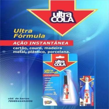 Imagem de Kit 2 Cartela Cola Super Bond Ultra Forte 24 Un Cola Rapido - ultra co