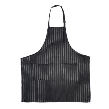 Imagem de Avental de 81 cm aprovado pelo chef | Blusa profissional de comprimento total com (2) bolsos frontais para chef de cozinha de restaurante | Peça de pescoço ajustável, unissex, lavável na máquina, 81