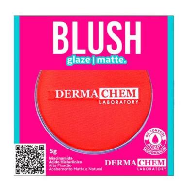Imagem de Blush Compacto Get Like Peach Alta Fixação 5g Dermachem - Derma Chem