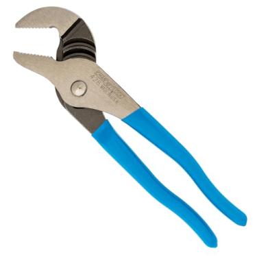 Imagem de Lingueta de mandíbula lisa de 25,4 cm Channellock 415, 387-428, 4 ajustes, Azul, 8-Inch SAFE-T-STOP