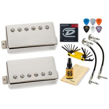 Imagem de Conjunto de captador Seymour Duncan APH-2 Alnico II Pro Slash Humbucker com pacote Tonebird 11104-08 (capa de níquel)