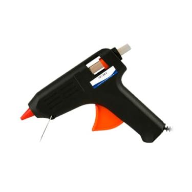 Imagem de Aplicador Cola Quente Pistola Pequena Bastão Fino Preta 15w 11mm