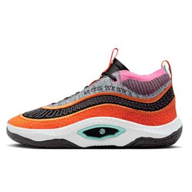 Imagem de NIKE Cosmic Unity 3 Tênis de basquete adulto DV2757-100, Black Brilliant Ornge Sail Pink Spell, 41 BR