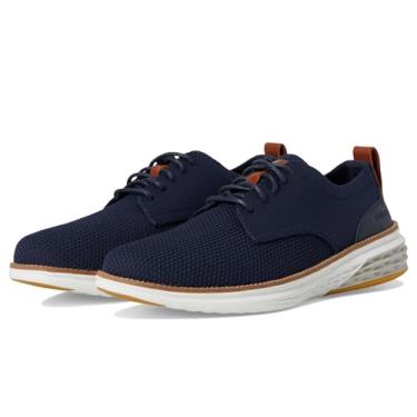 Imagem de Cole Haan Sapato Oxford masculino Grand Hurrion Stitchlite bico liso, Blazer azul marinho/bétula prateada/marfim, 45