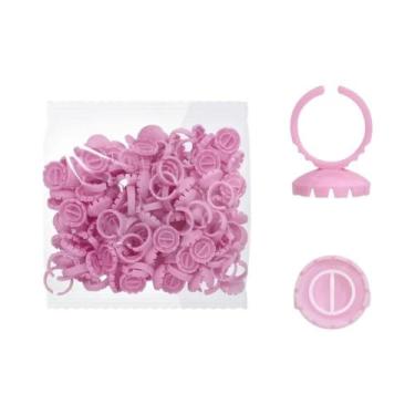 Imagem de 100 Peças de Suporte para Cola de Extensão de Cílios - Descartáveis, R