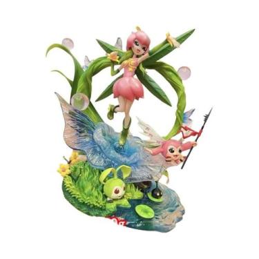 Imagem de Figuras de Anime Digimon 20cm - Lillymon, Picklemon, Tanemon e Nyokimo