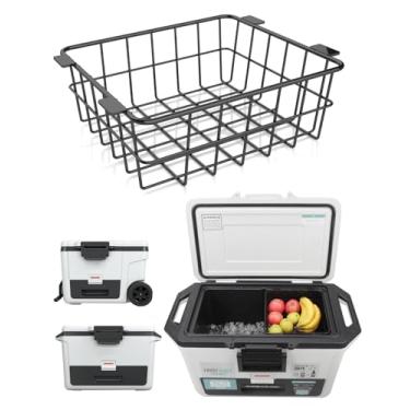 Imagem de Cesta térmica para refrigerador rígido Ninja FrostVault de 50 qt e refrigerador com rodas de 45 qt - Rack organizador resistente para armazenamento eficiente, cesta de artigos secos perfeita para