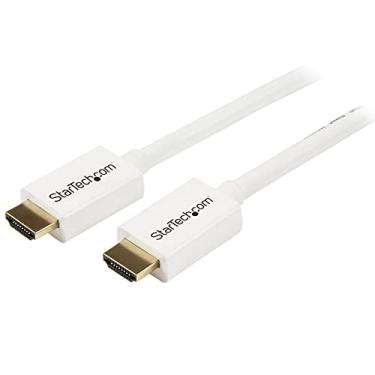 Imagem de StarTech. Cabo HDMI de alta velocidade com 7 m CL3 branco de 7 m - Cabo HDMI Ultra HD 4K x 2K - HDMI para HDMI M/M - Áudio/vídeo, banhado a ouro (HD3MM7MW)