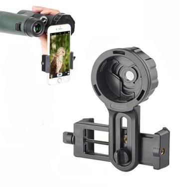 Imagem de Adaptador de câmera Spotting Scope para smartphone, adaptador de câmera telescópio, adaptador de celular para monóculo binóculo