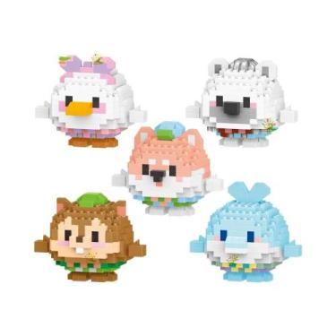 Imagem de Mini Blocos de Construção 3D - Modelo de Diamante de Animal - Brinqued