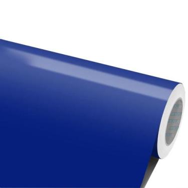 Imagem de Adesivo Geladeira Fogão Móveis Armário Box - Azul Marinho 1m - Jhow Ad