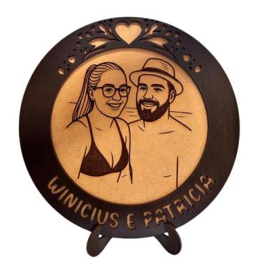 Imagem de Quadro Personalizado com foto, Dia dos Namorados - Ecolaser