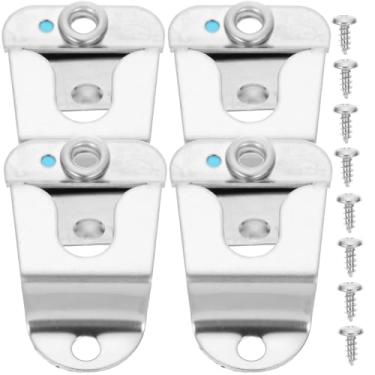 Imagem de Microfone de carro, 4 peças, gancho de microfone, cabides metálicos, suporte para celular, suporte de telefone para amador, rádio, bateria, microfones, acessórios de rádio Cb, clipe para suporte de