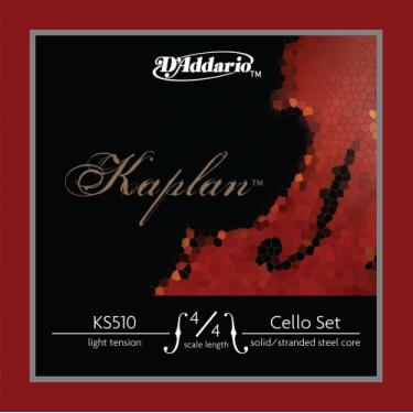 Imagem de D'Addario KS510-4/4L Conjunto de cordas Kaplan para violoncelo 4/4 lâmpadas