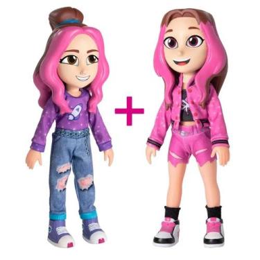 Imagem de Kit Bonecas Emilly Vick + Katlen Turma Dos Rosa - Nova Brink