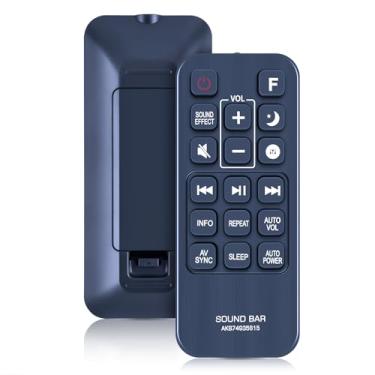 Imagem de AKB75155301 Controle remoto de substituição adequado para LG Sound Bar SJ5Y-S SPJ5B-W SPJ4B-W SJ5 SJ5Y SJ4Y