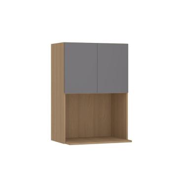 Imagem de Armário Aéreo para Micro-ondas 60cm 2 Portas Slim Luciane Móveis