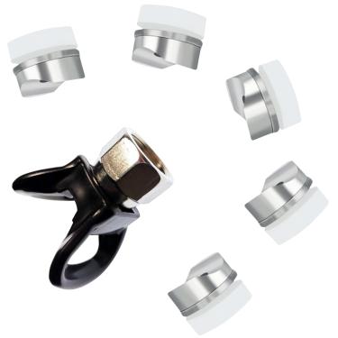 Imagem de QMTCYXGS Peças De Reposição Compatíveis Com O Conjunto Bicos Para Pistolas Pintura Airless Graco, Incluindo Base Proteção Ponta Rosca Reversível 7/8" 246215/Assentos Bico E Juntas Vedação 246453 (1+
