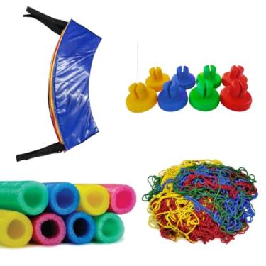 Imagem de Kit de Renovação para Cama Elástica 4,27m – 8 Isotubos e Ponteiras + Rede + Protetor de Molas