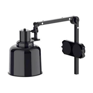 Imagem de Fenteer Suporte de luz de calor suspenso Suporte de lâmpada para répteis de luz de metal para tanque