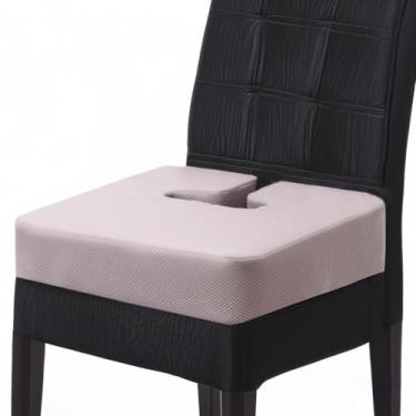 Imagem de COMFelicify Almofada extra grossa para assento de cadeira de escritório, almofadas de encosto e quadril, almofada de assento antiderrapante para longas horas em cadeiras de rodas/carros e cadeiras de