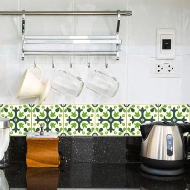 Imagem de Faixa Border Adesivo Azulejos Verdes - Kanto Store